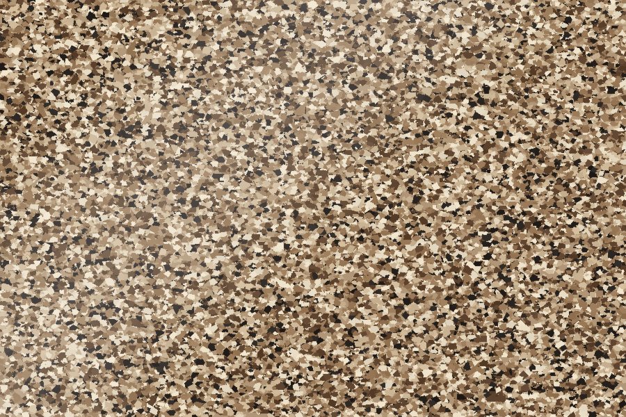 Polyaspartic one-day coating sample finish