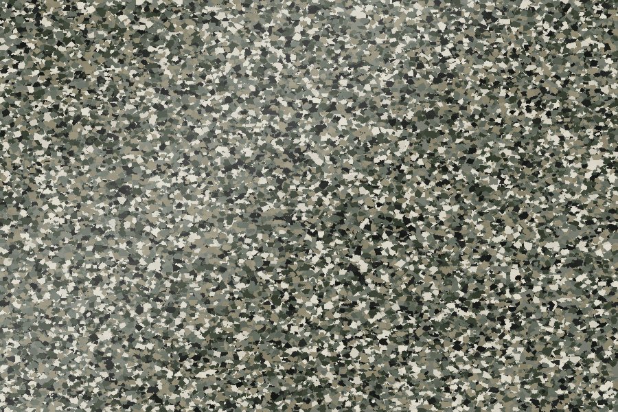 Epoxy garage floor sample finish